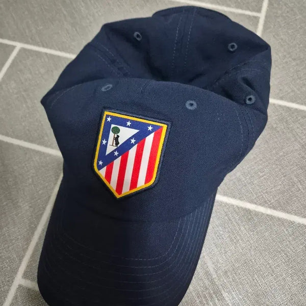 [BUNJANG] Atletico Madrid Nike Navy Cap Hat / 아틀레티코 마드리드 네이비 캡 모자