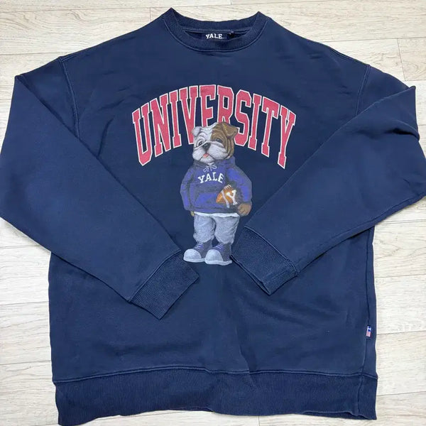 [BUNJANG] Yale Bulldog Sweatshirt Navy / (M) 예일 불독 맨투맨 네이비
