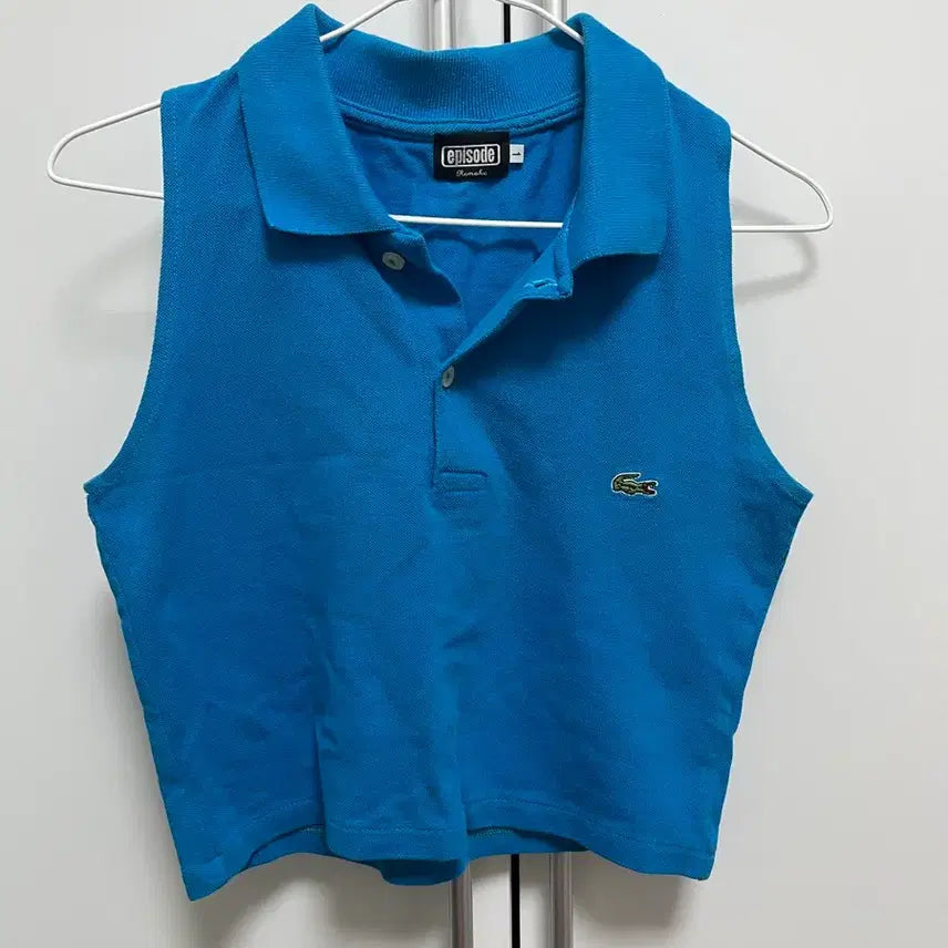 [BUNJANG] Lacoste Cropped Tank Top - Vintage / 네덜란드 빈티지샵 라코스테 크롭 나시