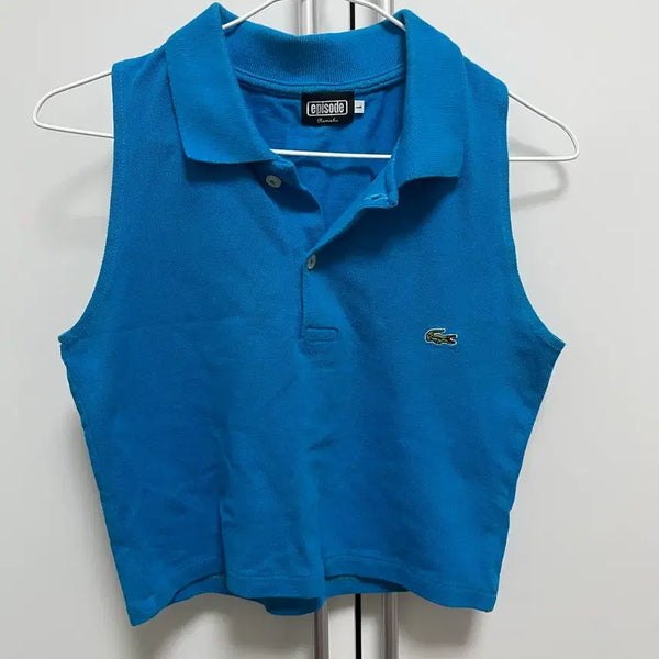 [BUNJANG] Lacoste Cropped Tank Top - Vintage / 네덜란드 빈티지샵 라코스테 크롭 나시