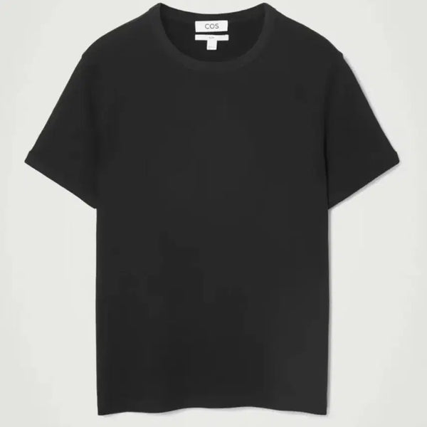 [BUNJANG] COS Slim Ribbed Cotton T-Shirt L / 코스 슬림 리브드 코튼 티셔츠 L