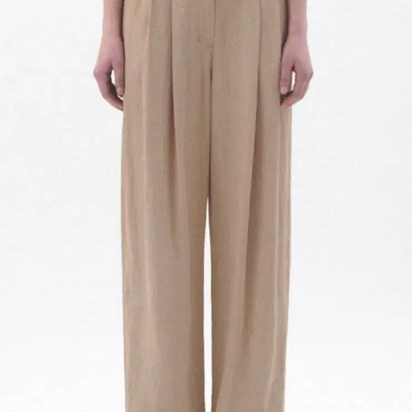 [BUNJANG] Abra Mua Natural Linen Trousers / 아비에무아 신상 네추럴 린넨 트라우저