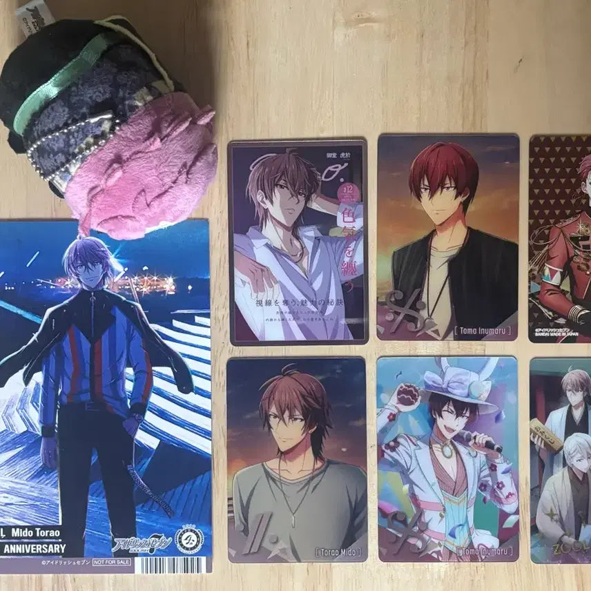 [BUNJANG] IDOLiSH7 Iori, Yamato, Sou, Toma, Torao, Touma Metal Card & Mochi Mascot Bundle Set / 일괄) 아이나나 주르 토라오 토우마 위주 메탈카드 모찌마스 스가오 특전