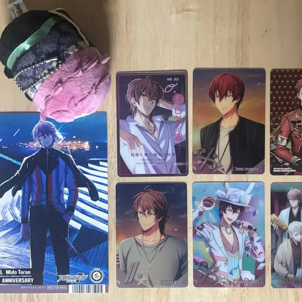 [BUNJANG] IDOLiSH7 Iori, Yamato, Sou, Toma, Torao, Touma Metal Card & Mochi Mascot Bundle Set / 일괄) 아이나나 주르 토라오 토우마 위주 메탈카드 모찌마스 스가오 특전