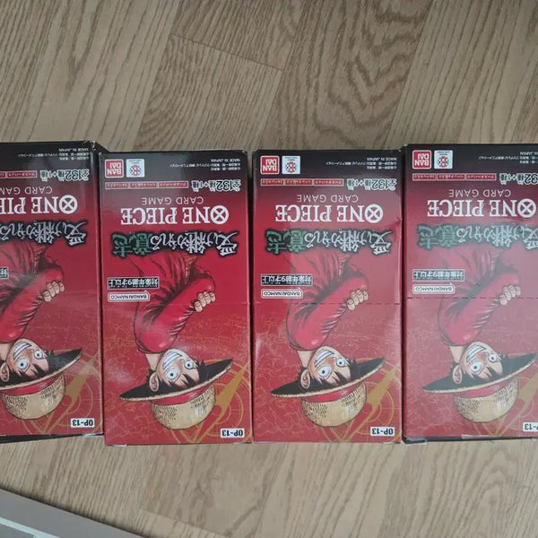 [BUNJANG] One Piece Card Game OP-13 Standard & R Cards (4 Boxes) / 일판) 원피스카드 op-13 4박스 일반 카드 및 R카드 판매합니다.
