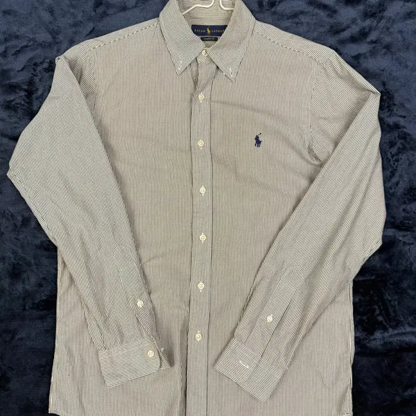 [BUNJANG] Polo Ralph Lauren Classic Fit Striped Shirt - Size S / 폴로 랄프로렌 스트라이프 셔츠 클래식 핏 s