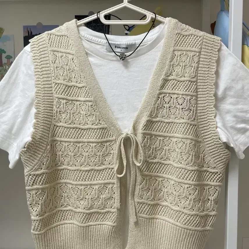 [BUNJANG] 8 Seconds Knit Vest / 에잇세컨즈 니트 베스트 S (니트조끼/여름니트)