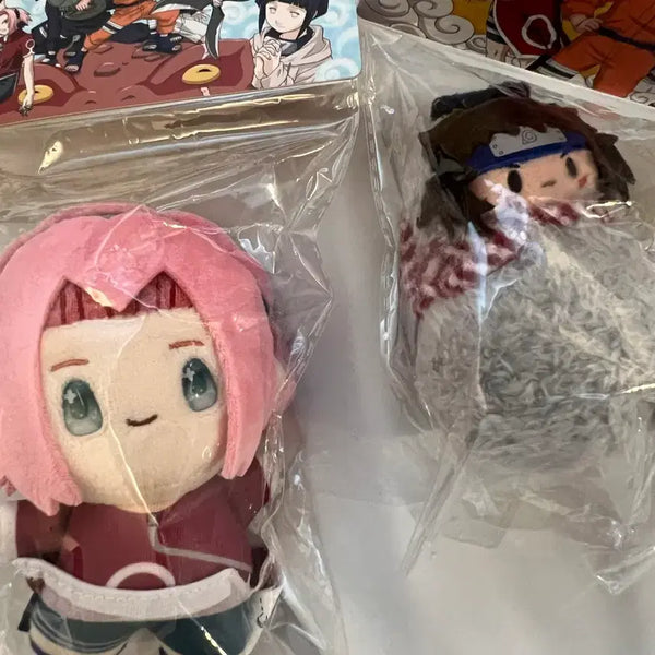 [BUNJANG] Naruto Chinese Lottery Sakura & Kiba Bundle Unsealed Plush Dolls / 나루토 중국쿠지 사쿠라, 키바 일괄 미개봉 판매