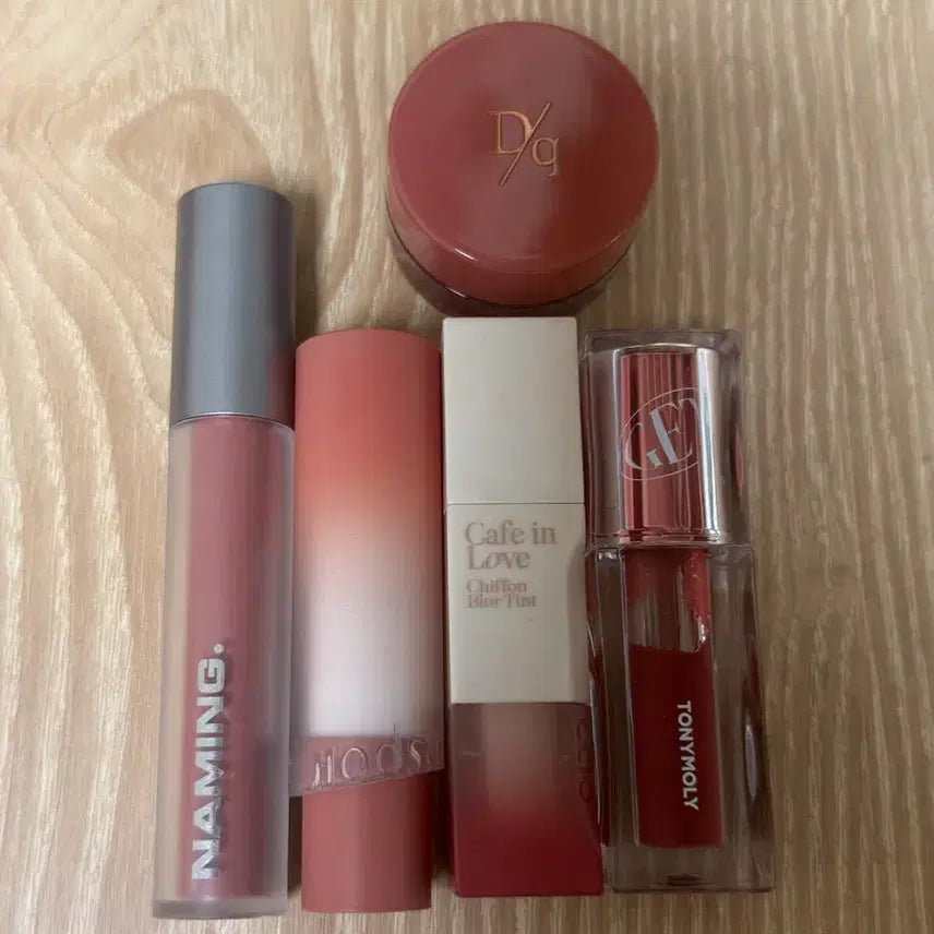 [BUNJANG] Bundle Set Warm Tone Lip Tints / 웜톤 립틴트 일괄