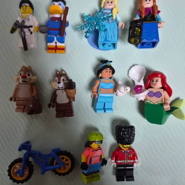 [BUNJANG] LEGO Minifigures Disney Series (Elsa, Anna, Ariel, Jasmine, Chip & Dale, Donald Duck, etc.) / 레고 미니 피규어 시즌 미피들(디즈니 등)