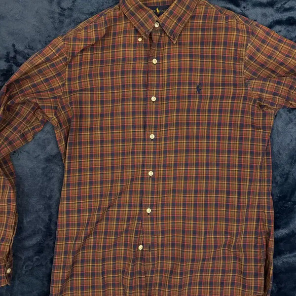 [BUNJANG] Polo Ralph Lauren Custom Fit Checkered Shirt / 폴로 랄프로렌 체크 셔츠 커스텀 핏 m