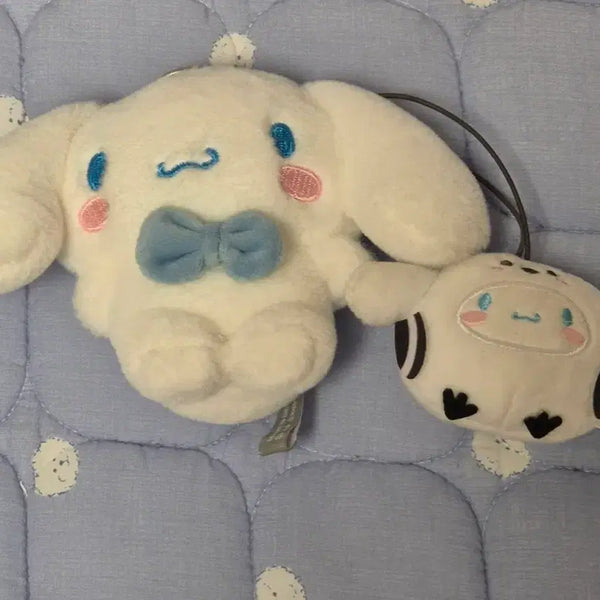 [BUNJANG] Sanrio Cinnamoroll Plush Keychain / 시나모롤 인형 키링 리본 시마에나가 오목눈이 뱁새 산리오