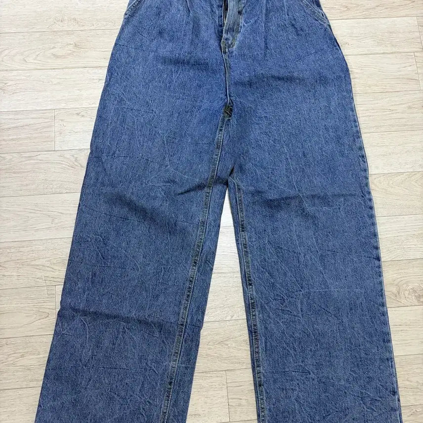 [BUNJANG] Vintage Women's Wide Leg Jeans / (M) 빈티지 여성 와이드 중청바지