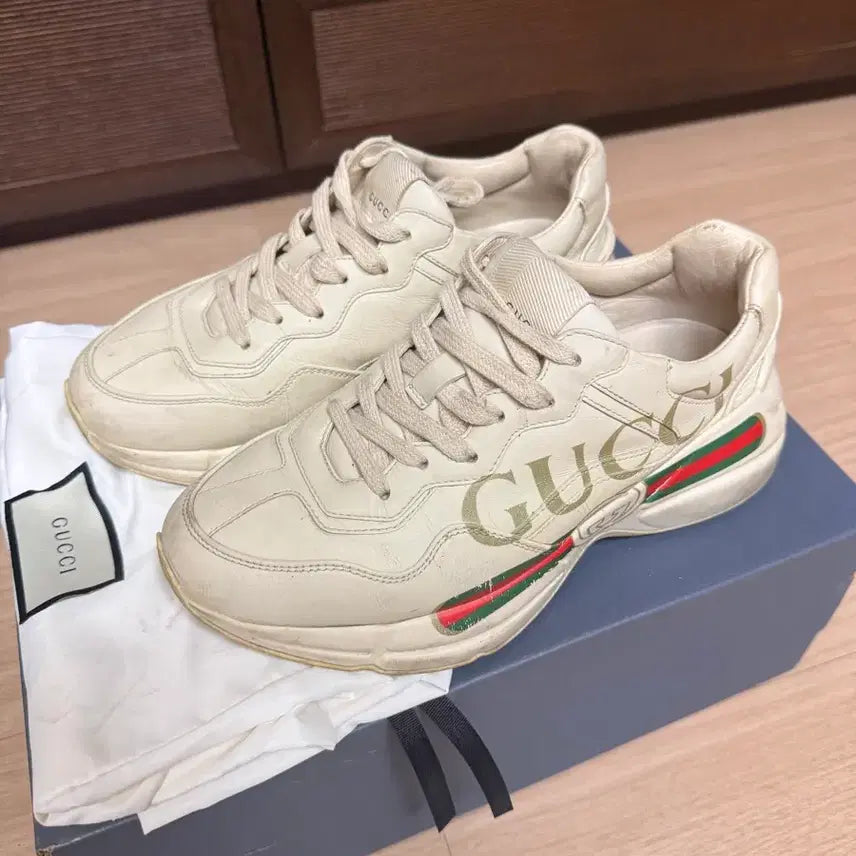 [BUNJANG] Gucci Rhyton Sneakers / 구찌 라이톤 스니커즈 37반 240~245