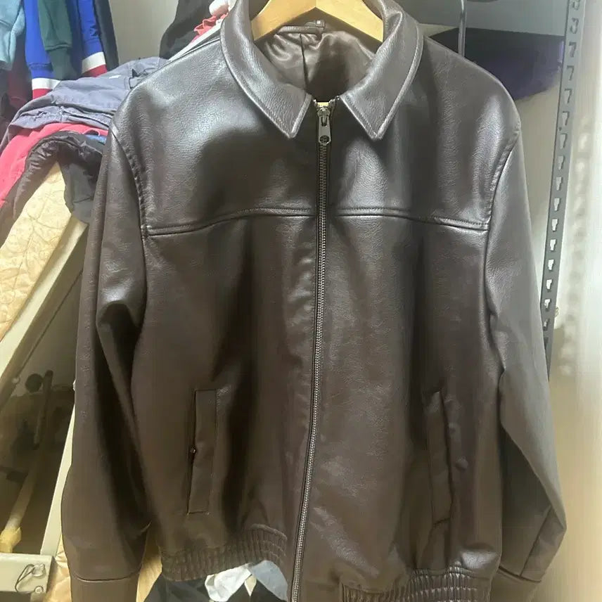 [BUNJANG] Zara Leather Jacket / 자라 가죽자켓