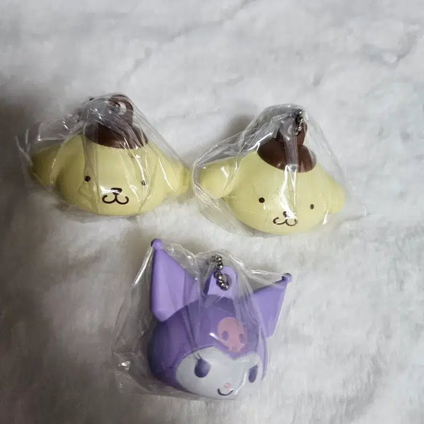 [BUNJANG] Sanrio Lip Balm Cap Charm Pompompurin Kuromi Gacha / 산리오 립밤 캡 참 폼폼푸린 쿠로미 가챠