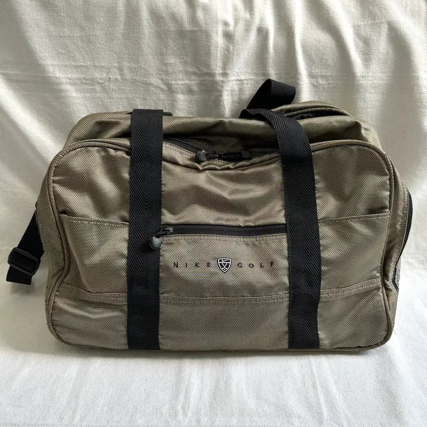 [BUNJANG] Nike Golf Olive Green Multi-Pocket Boston Duffle Bag / 나이키 골프 올리브그린 멀티포켓 보스턴백 더플백