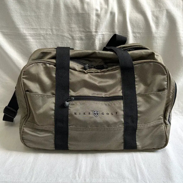 [BUNJANG] Nike Golf Olive Green Multi-Pocket Boston Duffle Bag / 나이키 골프 올리브그린 멀티포켓 보스턴백 더플백