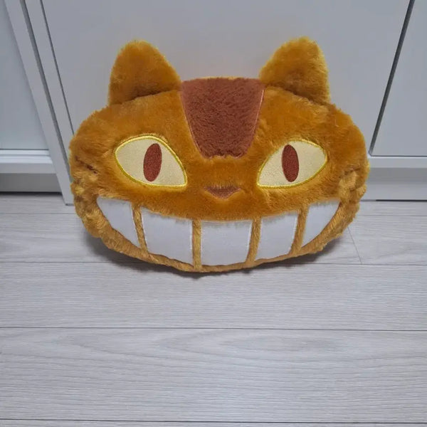 [BUNJANG] Ghibli My Neighbor Totoro Catbus Cushion / [지브리][이웃집토토로] 고양이버스 다이컷 쿠션