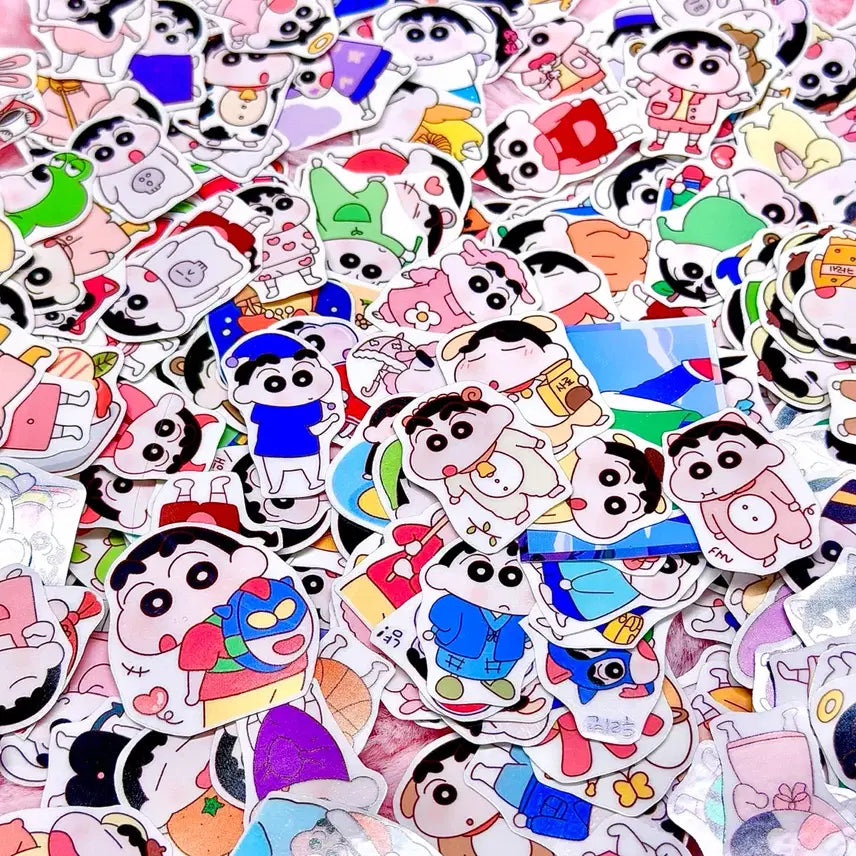 [BUNJANG] Crayon Shin-chan Sticker Cut Stickers / [짱구 인컷 330컷] 애니인스 스티커 다꾸 스꾸