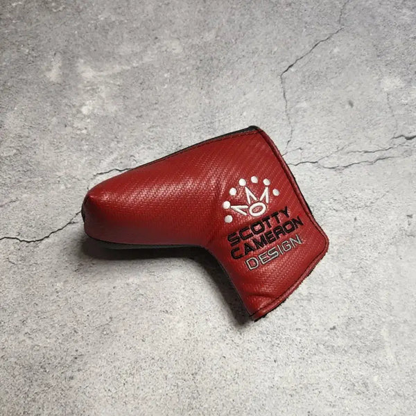 [BUNJANG] Scotty Cameron Mid Mallet Putter Cover Magnetic Red & Grey / 미드말렛 전용 스카티카메론 퍼터 커버 골프 자석