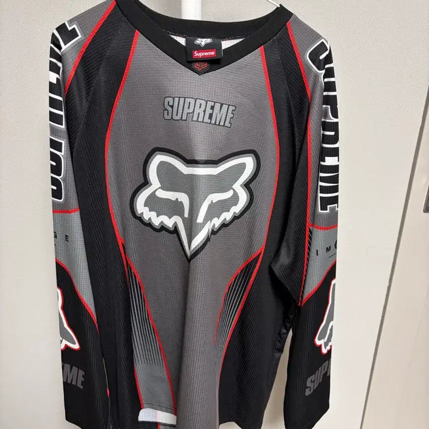 [BUNJANG] Supreme x Fox Racing DMX Jersey Black / 슈프림 x 폭스 레이싱 DMX 저지 블랙 - 25FW