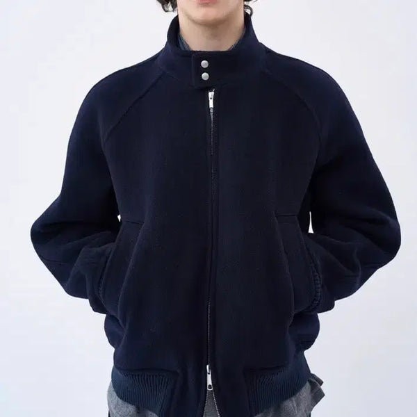 [BUNJANG] After Pray Riga's Harrington Blouson Navy L / 애프터프레이 리가즈 해링턴 블루종 네이비 L