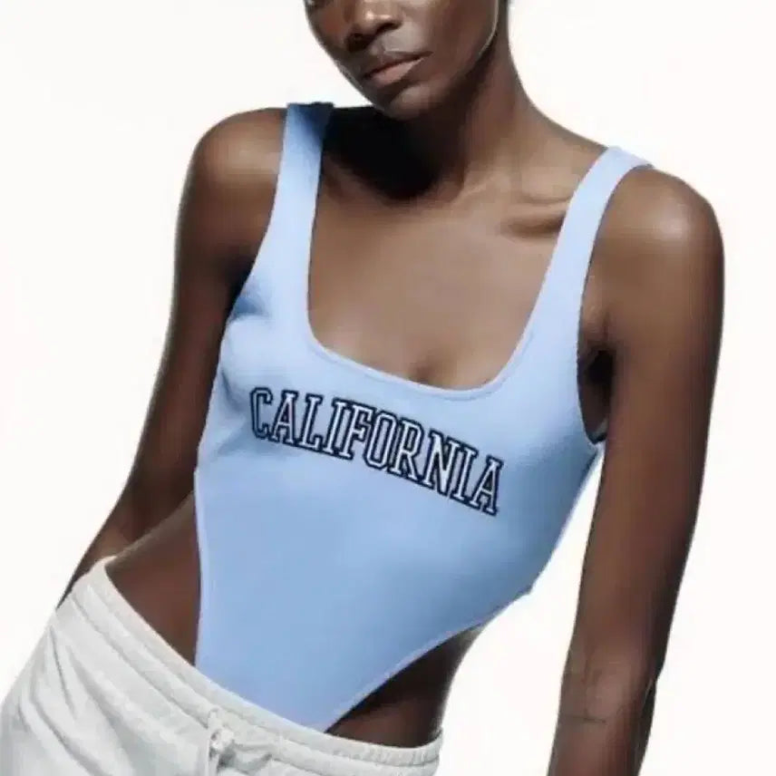 [BUNJANG] Zara California Cotton Monokini / 자라zara 캘리포니아 코튼 모노키니