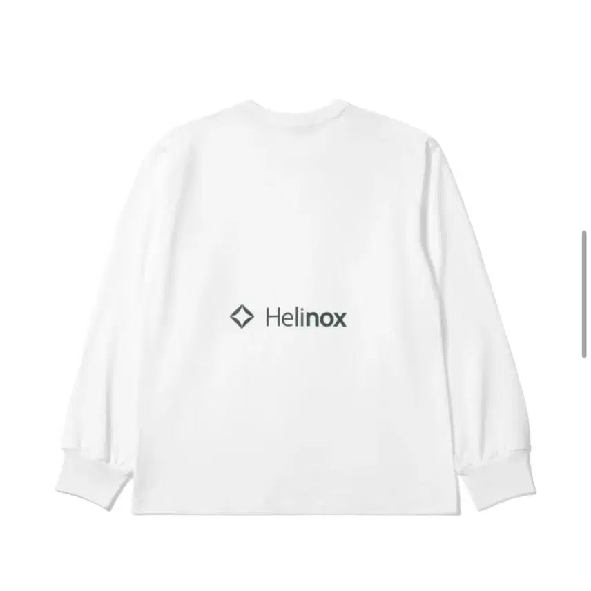 [BUNJANG] Helinox x NOS7 Long Sleeve T-Shirt - White / (새상품) 헬리녹스 x nos7 긴팔 - 화이트