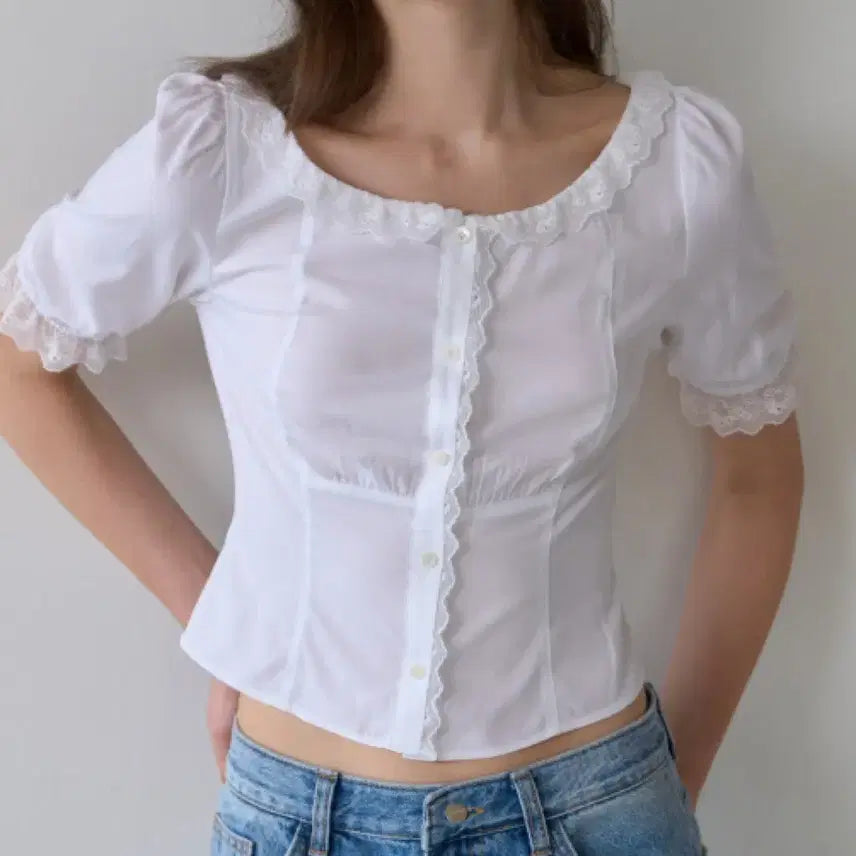 [BUNJANG] Lebane Jane Lace Blouse / (새상품) 르베인 lebane Jane Lace Blouse