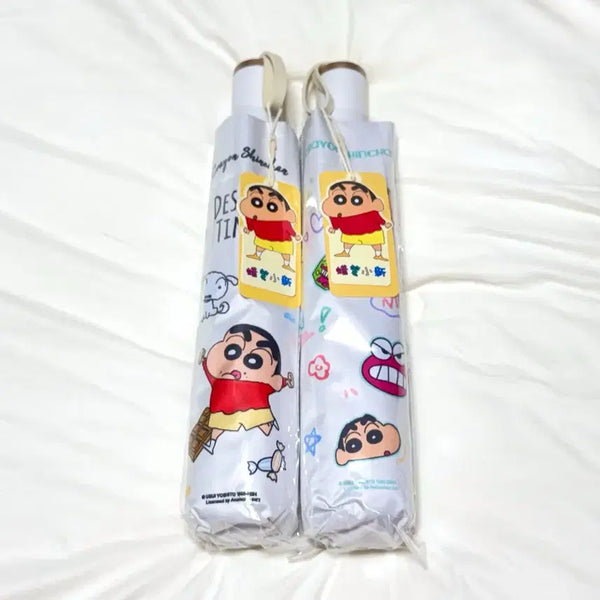 [BUNJANG] Crayon Shin-chan Automatic Umbrella / 짱구 자동 양우산 새상품