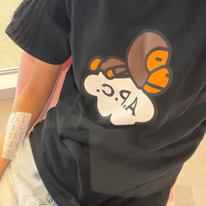 [BUNJANG] BAPE x A.P.C. Collaboration Short Sleeve T-Shirt / 베이프x아페쎄 콜라보 반팔티셔츠