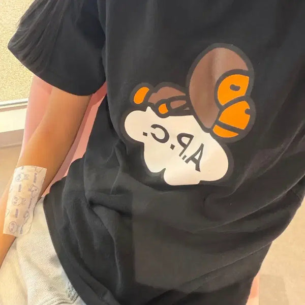 [BUNJANG] BAPE x A.P.C. Collaboration Short Sleeve T-Shirt / 베이프x아페쎄 콜라보 반팔티셔츠