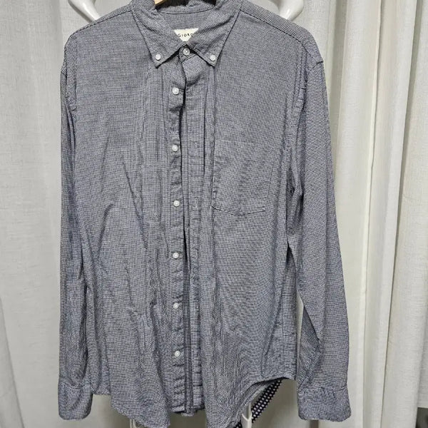 [BUNJANG] Giordano Checked Flannel Shirt XL / 지오다노 체크 남방 셔츠 xl 플란넬