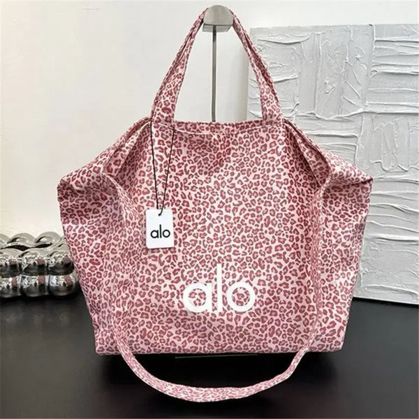 [BUNJANG] Alo Leopard Shoulder Bag Pink / 알로 레오파드 숄더백 핑크 alo