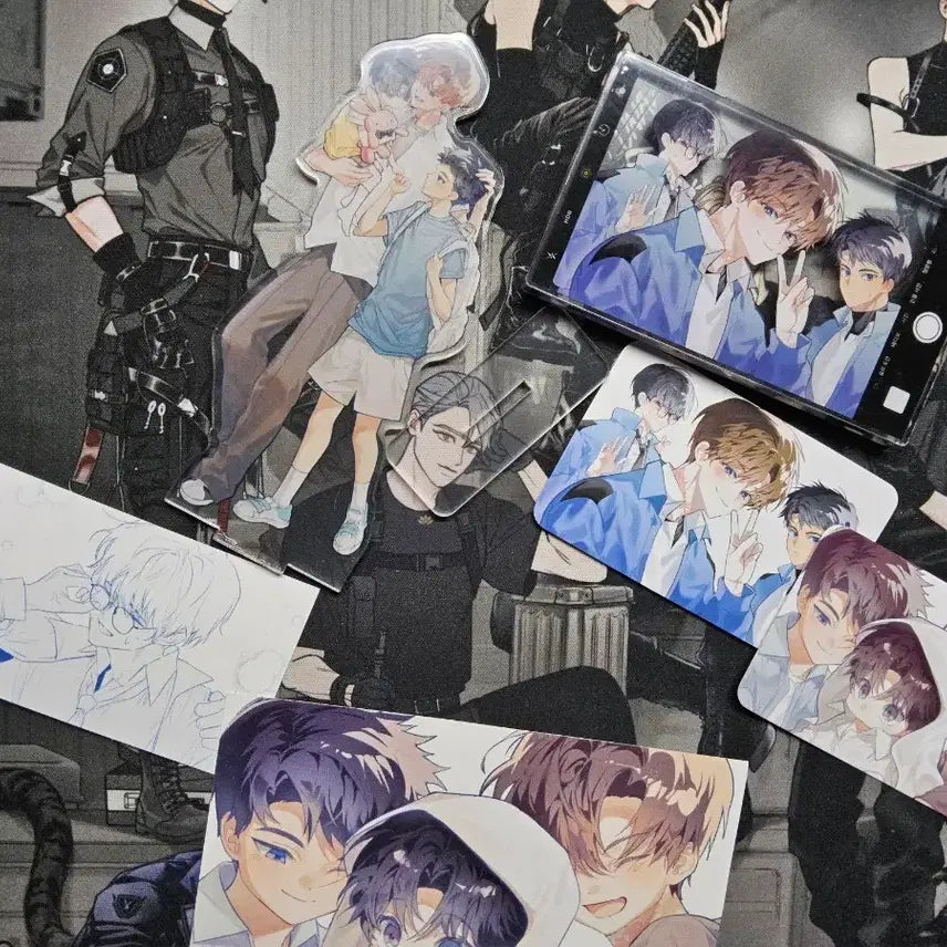 [BUNJANG] Geudam Chulgeun Hyummu 1 Team Acrylic Standee & Postcard Bundle Set / (원가판매)괴담출근 괴출 현무 1팀 아크릴, 엽서 일괄