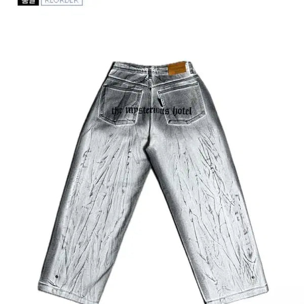 [BUNJANG] The Mysterious Hotel Crack Pants Size 1 / 더미스테리어스호텔 크랙 팬츠 1 사이즈
