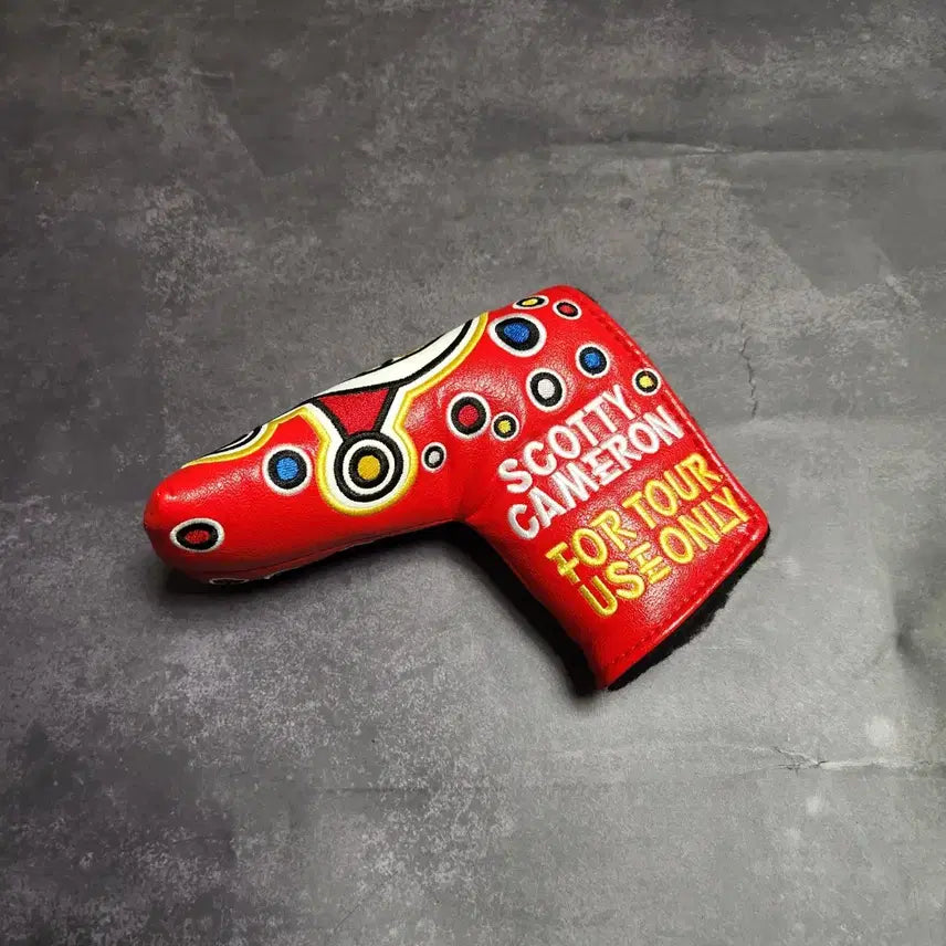[BUNJANG] Big Circle T Red Blade Putter Cover Scotty Cameron / 블레이드(일자)전용 빅써클티 레드 퍼터 커버 골프 스카티 카메론