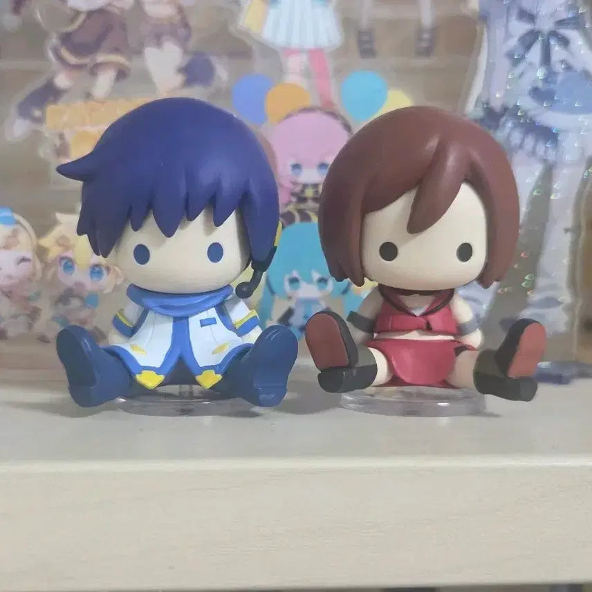 [BUNJANG] Vocaloid Kaito & Meiko Pet doll Bundle Set / 일괄) 카이토 메이코 페타돌 일괄 ㅣ 보컬로이드 KAITO MEIKO