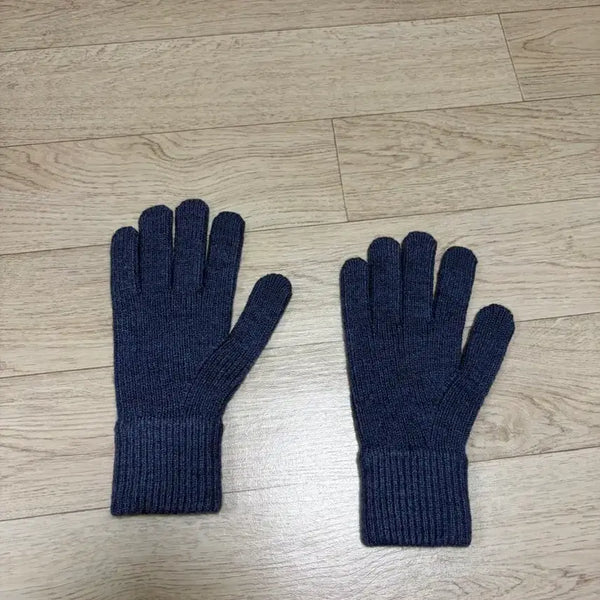 [BUNJANG] Uniqlo Heattech Gloves Blue / (M) 유니클로 히트텍 장갑 블루