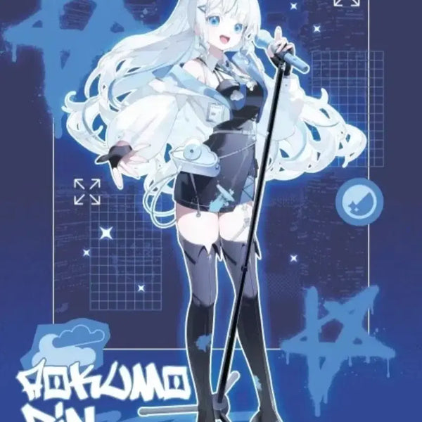 [BUNJANG] Aokumo Rin Galaxy Collaboration Acrylic Stand, Keychain, Glasses Cloth, Postcard, and Coaster Set / 스텔라이브 아오쿠모 린 갤럭시 스토어&운동회키링&안경닦이&봄빛데이트 엽서&하트 코스터