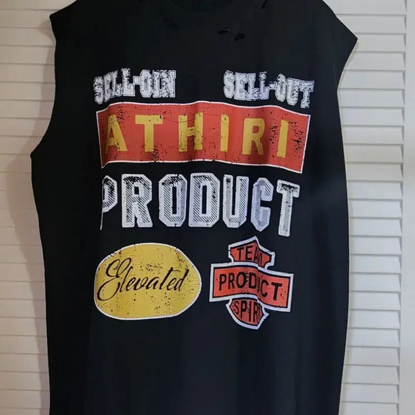 [BUNJANG] ATHIRI Short Sleeve T-Shirt Black / (새상품)ATHIRI 반팔 티셔츠 블랙