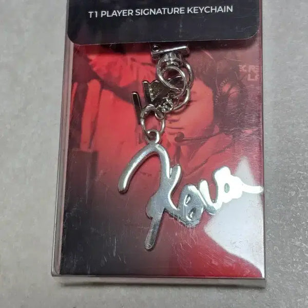 [BUNJANG] T1 Keria Player Signature Keyring / T1 플레이어 시그니처 키링 케리아 사인 티원