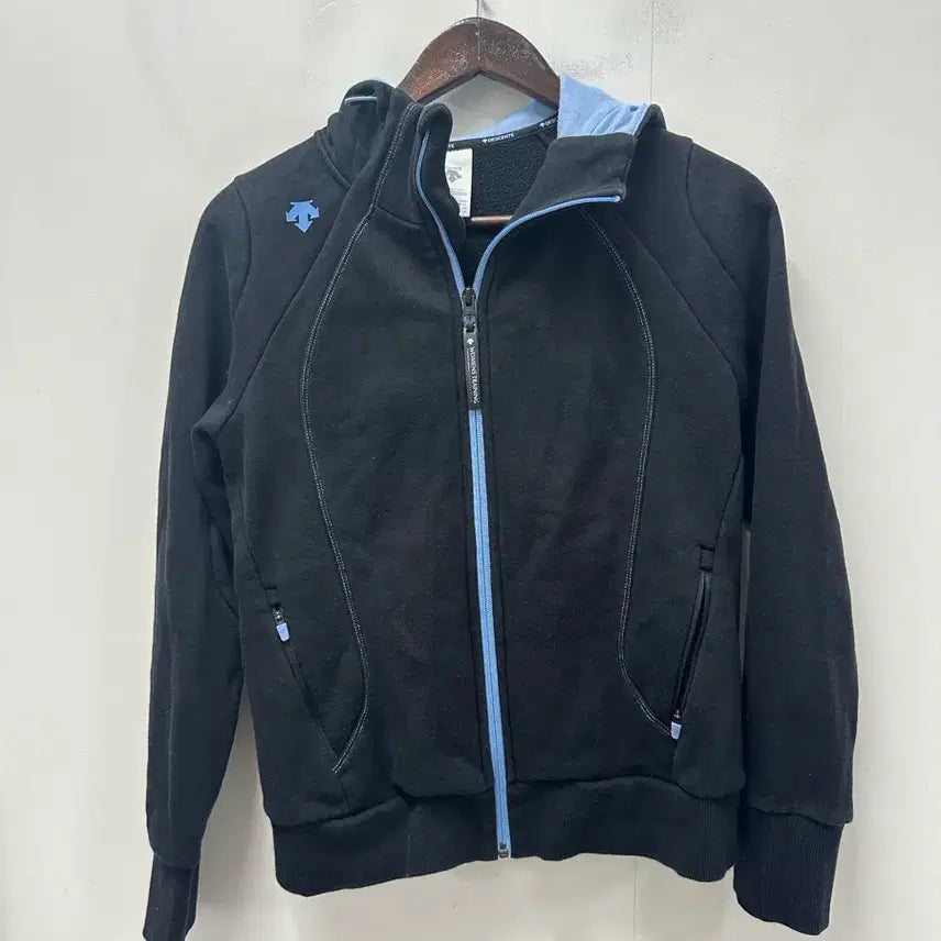 [BUNJANG] Descente Black Full Zip Training Jacket / [만원빈티지 최저가]데상트 집업 트레이닝 자켓 블랙 95