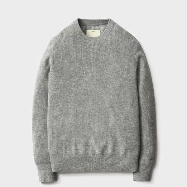 [BUNJANG] Pottery Cashmere Comfort Crewneck Knit Melange Grey Size 4 / 포터리 캐시미어 컴포트 크루넥 니트 멜란지그레이 4사이즈 최상품