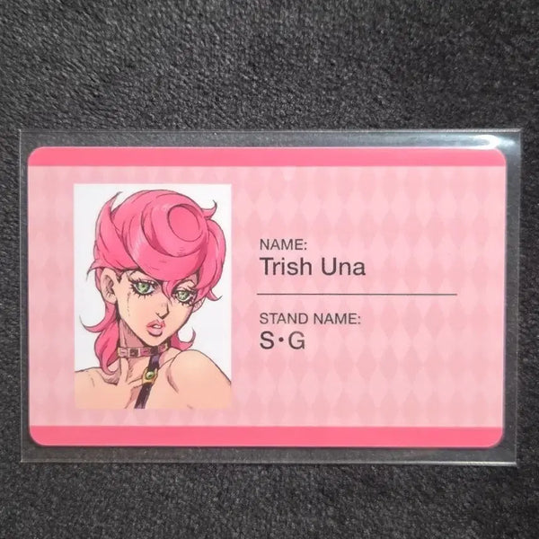 [BUNJANG] JoJo's Bizarre Adventure Part 5: Golden Wind Trish Una ID Profile Card / 죠죠 5부 트리시 우나 아이디 프로필 카드 판매 황금의 바람
