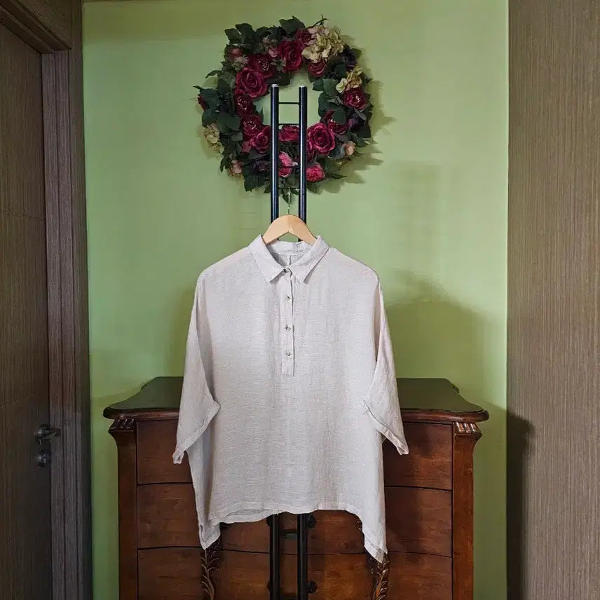 [BUNJANG] Natural Ramie Shirt / 천연모시 셔츠