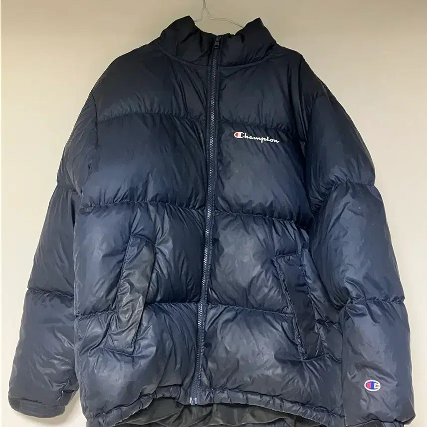 [BUNJANG] Champion Puffer Padding Jacket Navy (L) / 챔피온 푸퍼 패딩 네이비(L)