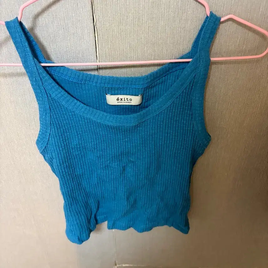 [BUNJANG] Turquoise Sleeveless Top / 나시 판매
