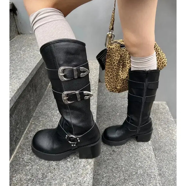 [BUNJANG] The Mysterious Hotel Western Boots Size S (225-230) / 더미스테리어스호텔 웨스턴 부츠 S사이즈 (225~230)